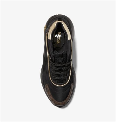 dara trainer michael kors|Dara Nylon Gabardine Trainer .